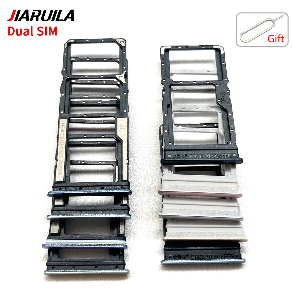 New SIM Card Slot SD Card Tray Holder Adapter For Xiaomi Redmi 12 12C 13 13C 14C Replacement Parts Xiaomi  Xiao mi phone repair parts