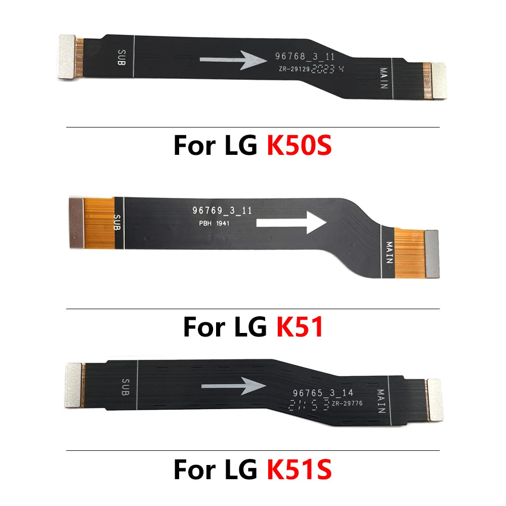 New For LG K22 K41s K42 K50s K51 K51s K52 K61 K62 K92 Power Mainboard Main Board Motherboard Connector Flex Cable LG phone repair parts