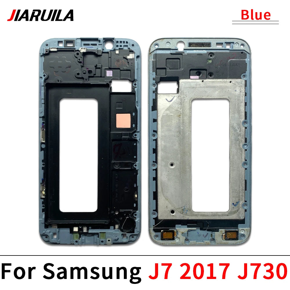 Middle Frame Front Bezel Cover Chassis Housing Back Plate LCD Holder For Samsung J4 J5 J6 J7 Prime Plus Core 2017 J530 J730 J610 Samsung phone repair parts
