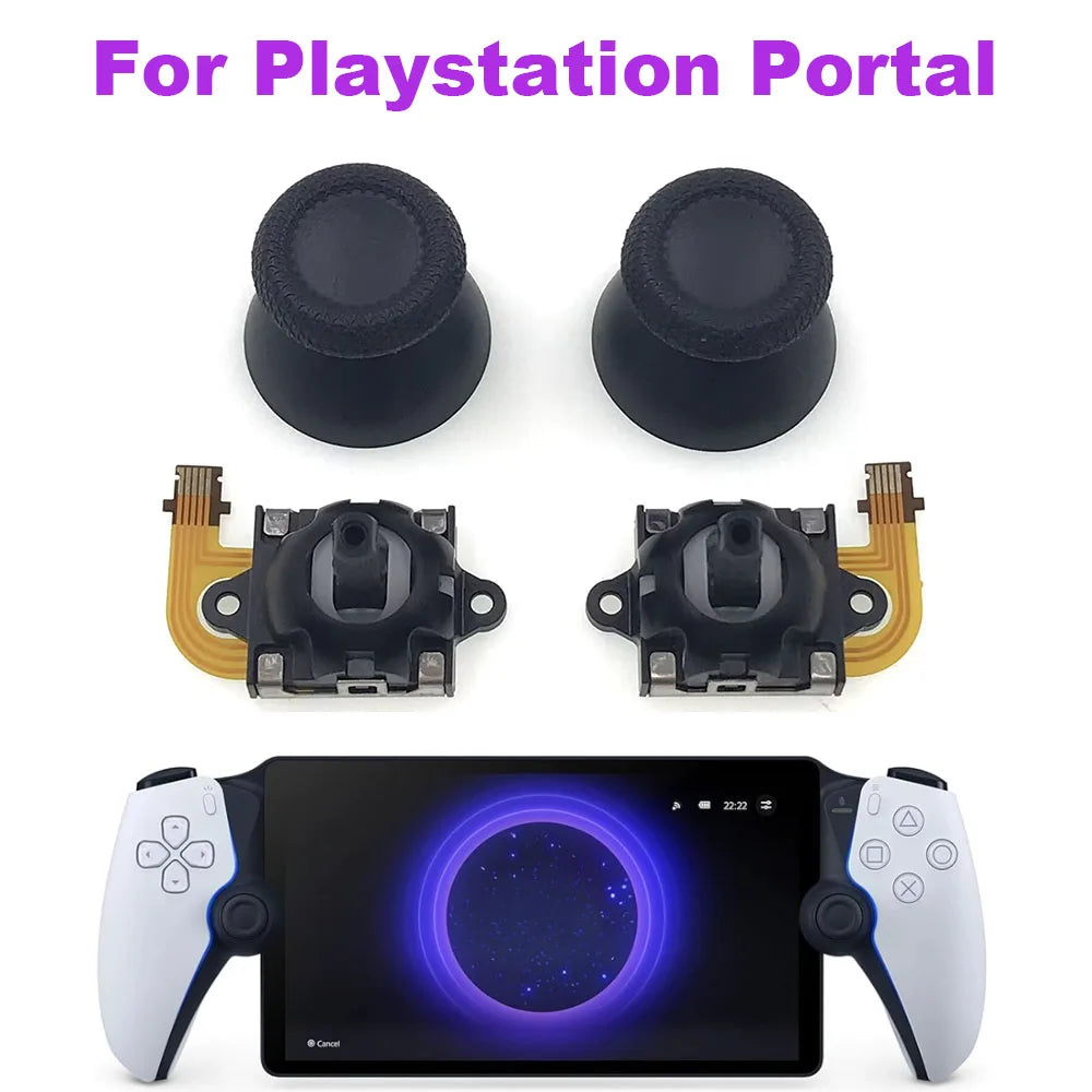 For PS5 Portal & VR2 Electromagnetic 3D Analog Joystick Module For PlayStation Portal Hall Effect Joystick & Thumb Stick Button Game console repair parts