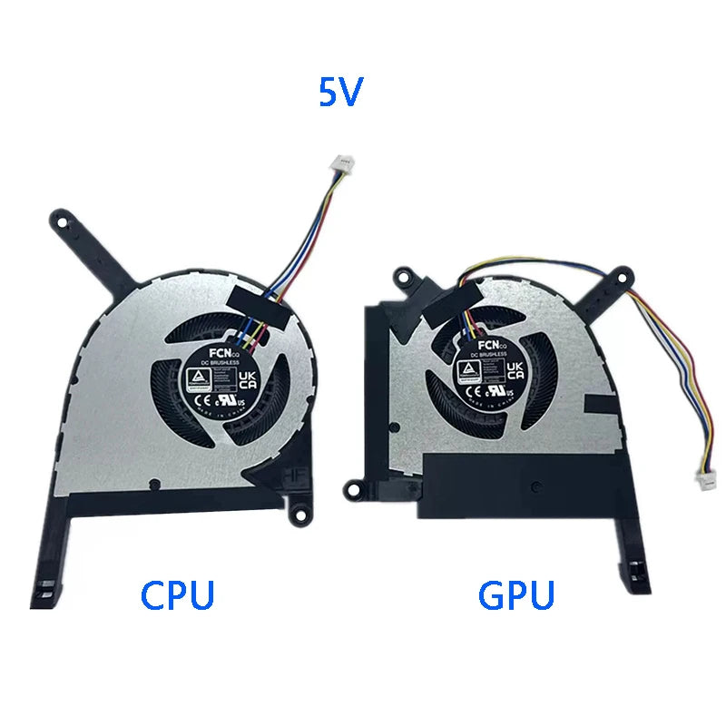 New Original Laptop CPU GPU Cooling Fan For ASUS TUF 3/4/5 FX507 FX507Z FA507 FA507R ZC FX707ZR FA707 ASUS laptop repair parts