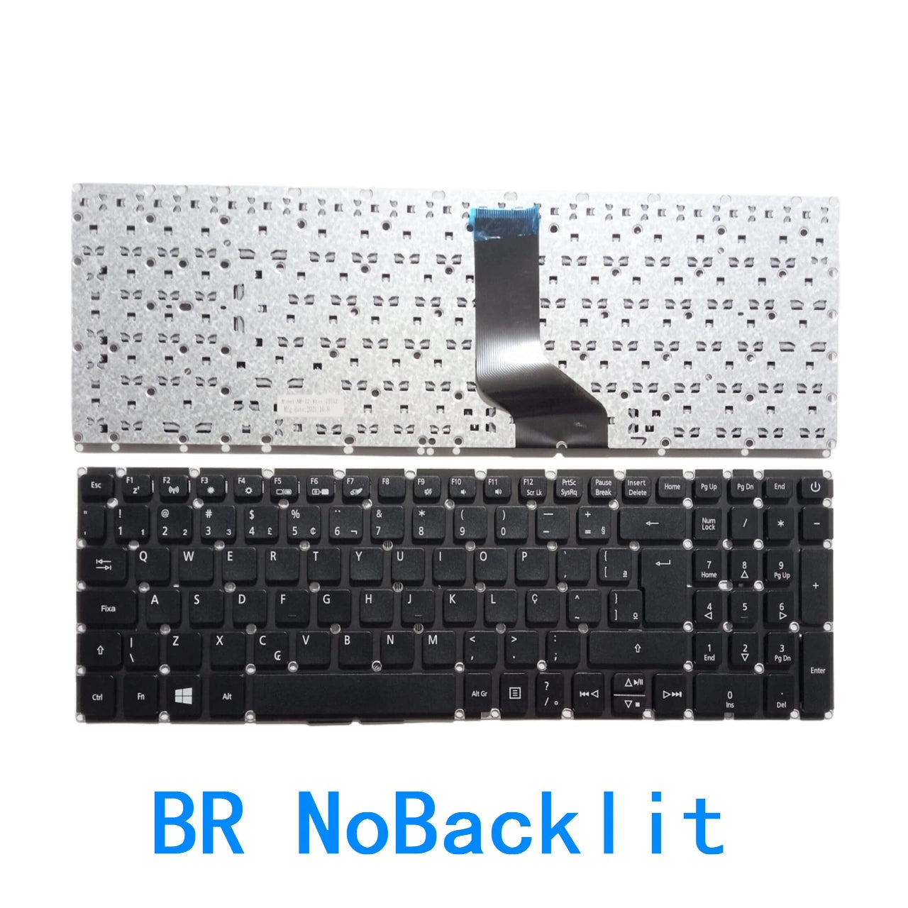 New US Russian Spanish Brazil Backlit Keyboard For Acer Aspire 3 A315-21 A315-41 A315-41G A315-31 A315-51 A315-53 A315-53G Acer laptop repair parts