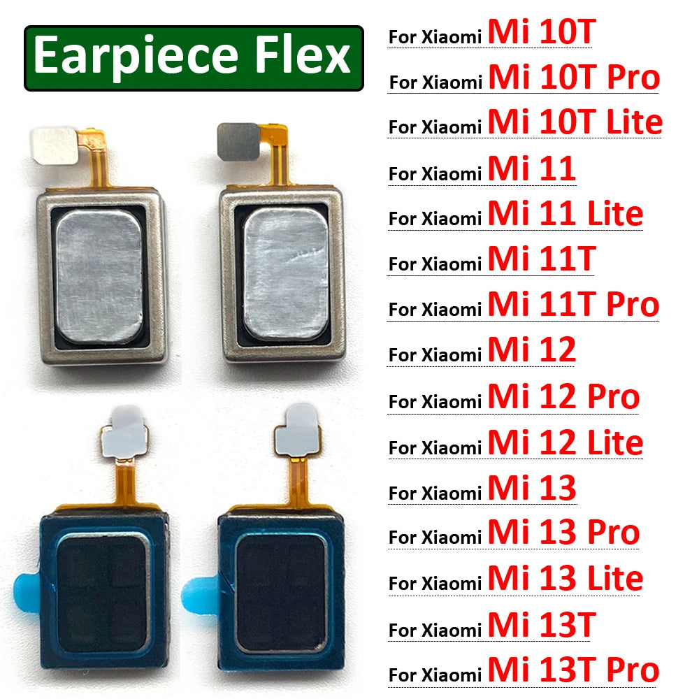 Front Top Earpiece Earphone Ear Speaker Sound Receiver For Xiaomi Mi 10T 11 11T 12 12T 13 13T 14T Lite Pro  Xiaomi  Xiao mi phone repair parts
