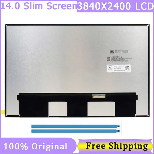 14 Inch Slim 40 Pin Laptop Screen For Lenovo ThinkPad X1 Carbon 9th 10th Gen B140ZAN02.1 MNE007ZA1-4 MNE007ZA1-2 3840X2400 UHD Lenovo laptop repair parts