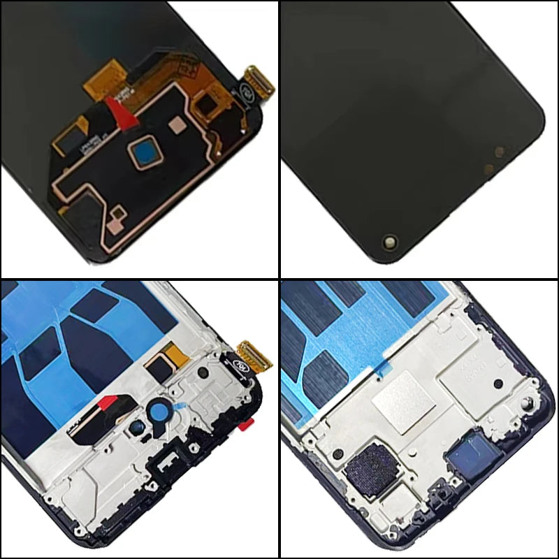 Super AMOLED For OPPO Realme GT 5G / GT Neo RMX2202 RMX3031 Lcd Display With Frame Touch Screen Digitizer Assembly  Oppo phone repair parts