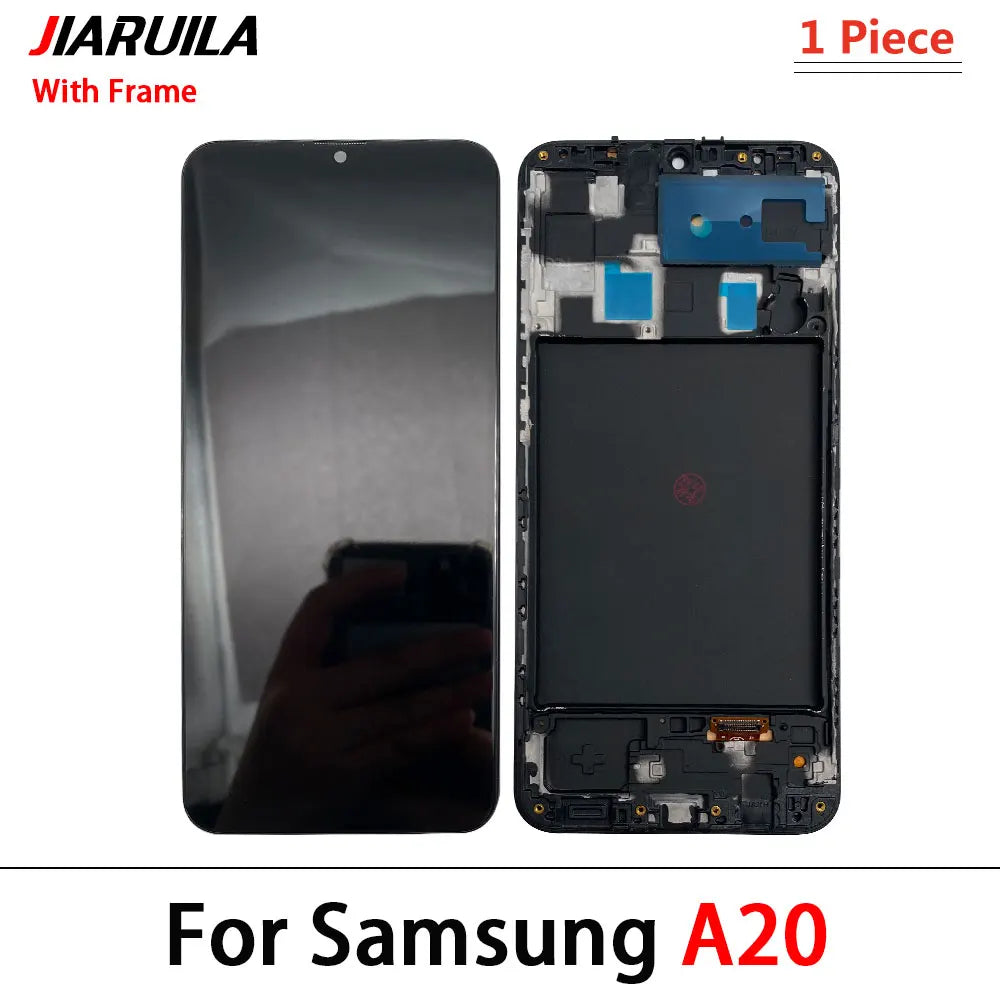 5Pcs, New LCD Display With frame Touch Digitizer Assembly For Samsung A31 A51 A20 A30 A30s Screen Replacement Samsung phone repair parts