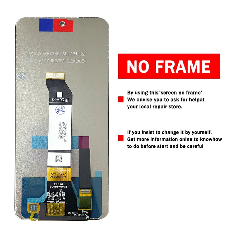 6.5 inch For Xiaomi Poco M3 Pro LCD Display Touch Screen Digitizer For Poco M3 Pro 5G M2103K19PG M2103K19PI Screen With Frame Xiaomi phone repair parts