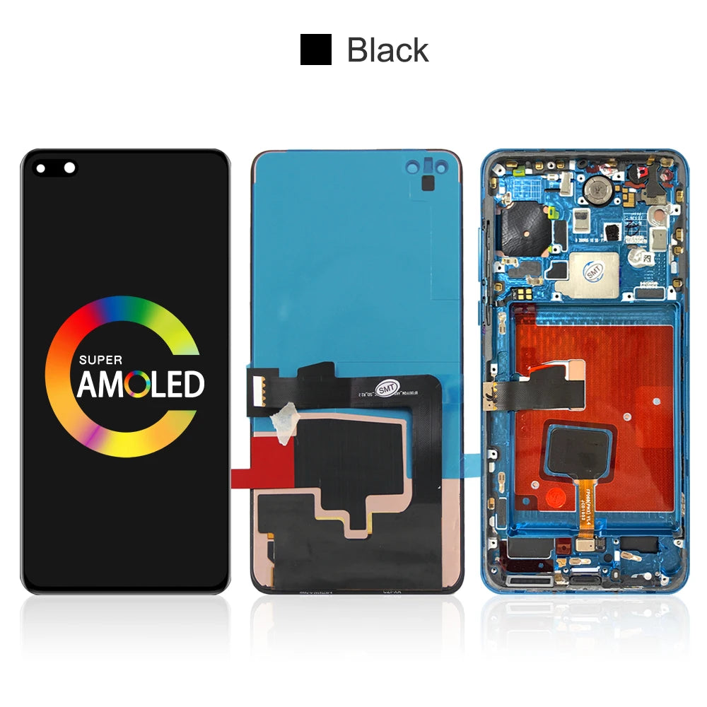 Super Amoled For HUAWEI P40 ANA-AN00 ANA-TN00 ANA-NX9 ANA-LX4 LCD Touch Screen Digitizer Display For Huawei P40 LCD Screen Parts HUAWEI phone repair parts