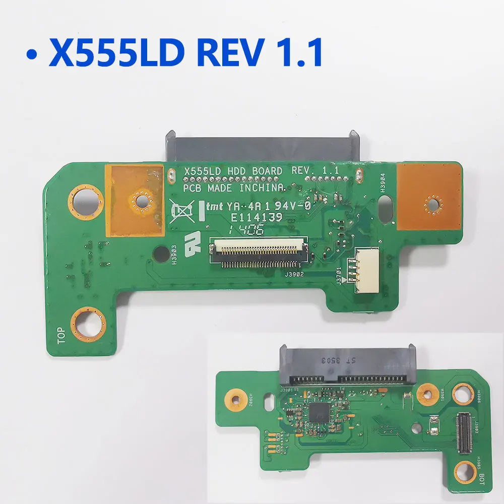 For ASUS X555 X555L X555LD X555LP X555UJ VM590L Y583L W509L W519 F555L A555 X555S Laptop SATA HDD SSD hard drive interface board ASUS laptop repair parts
