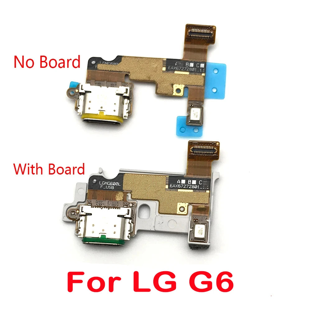 New Dock Connector Charger Flex Cable For LG G6 USB Charging Port Flex Cable Repair Parts LG phone repair parts
