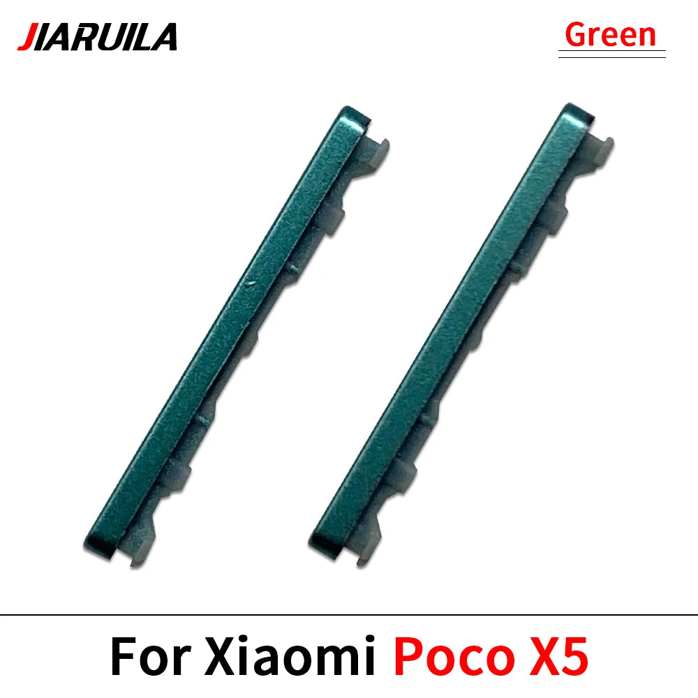 Side Key Power and Volume Button For Xiaomi Poco X4 X5 X6 Pro 5G Replacement Parts Xiaomi  Xiao mi phone repair parts
