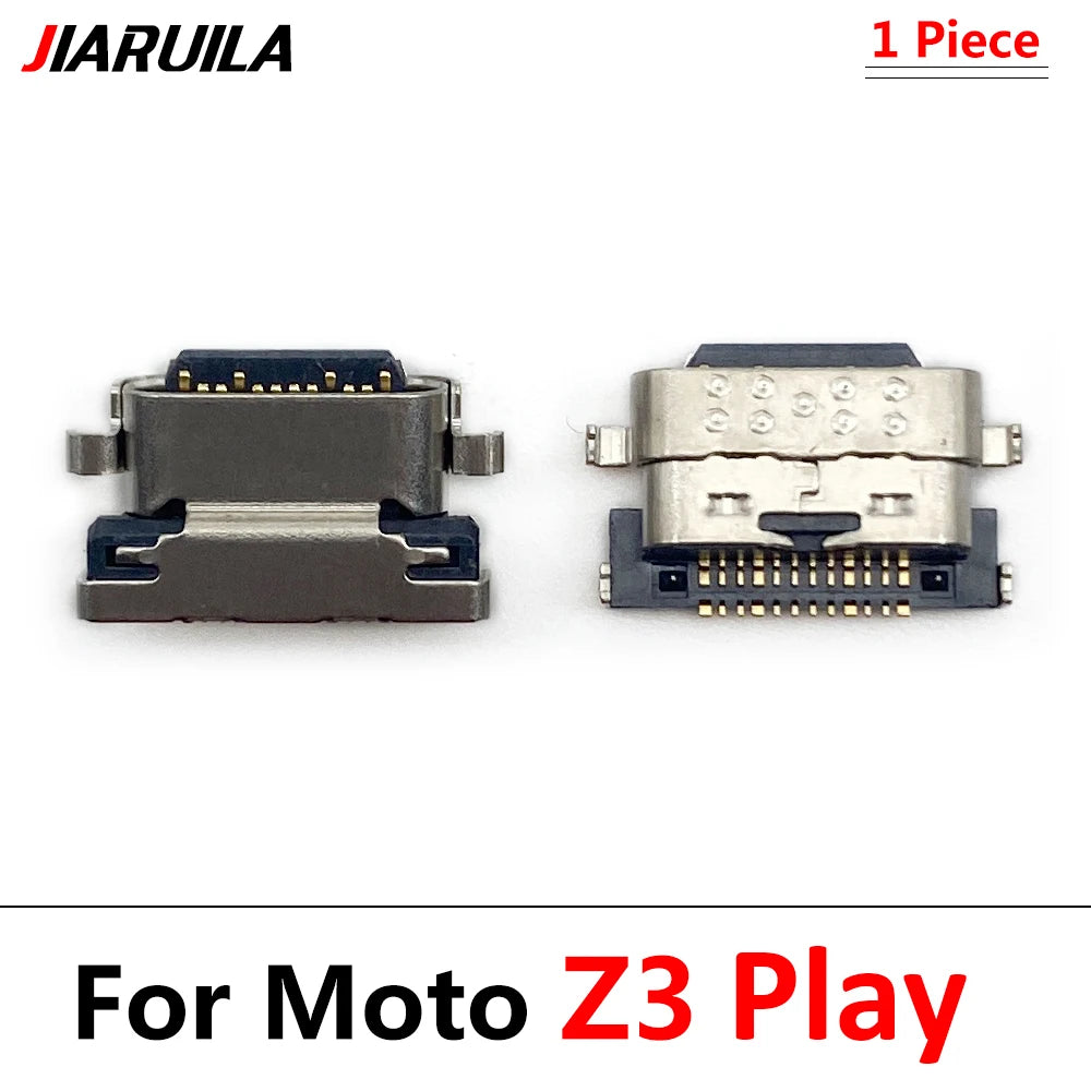 50Pcs/Lot, Charger Micro USB Charging Port Dock Connector Socket For Motorola Moto Z3 Z2 Play Z3play Motorola phone repair parts
