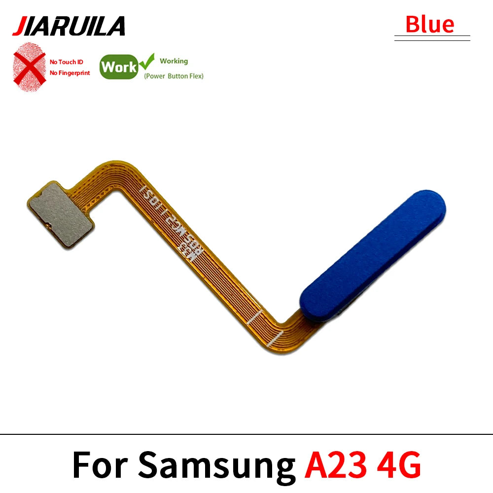 New For Samsung A15 A23 A03s 4G 5G Fingerprint Sensor Home Return Key Menu Button Flex Ribbon Cable Samsung phone repair parts