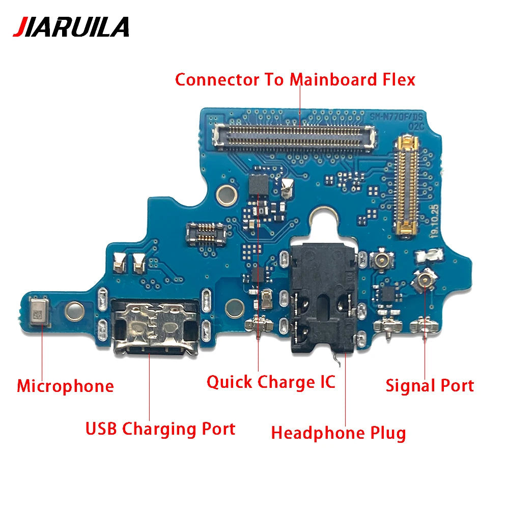 For Samsung Note 10 Plus Lite S20 Plus Ultra S981B S986B S988B N976F USB Charging Port Dock Charger Connector Board Flex Cable Samsung phone repair parts