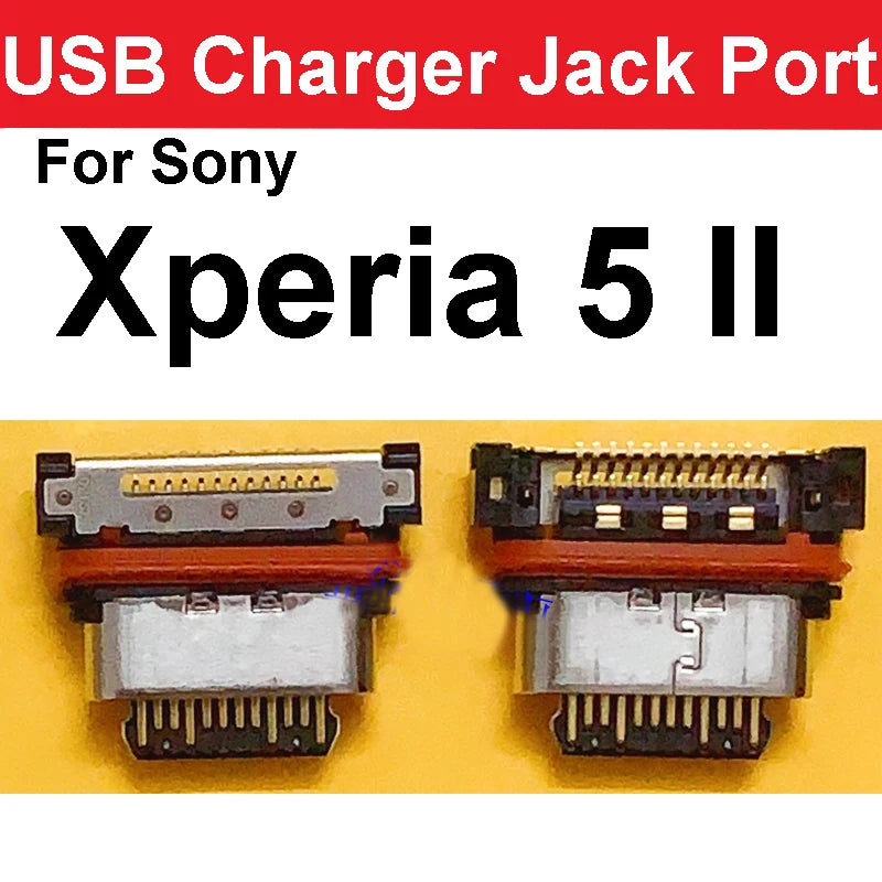 Micro USB Charging Port For Sony Xperia 1 5 8 10 10 Plus Xperia 1 II 5 II 10 II Mini Tpye C USB Charger Dock Connector Parts Sony phone repair parts
