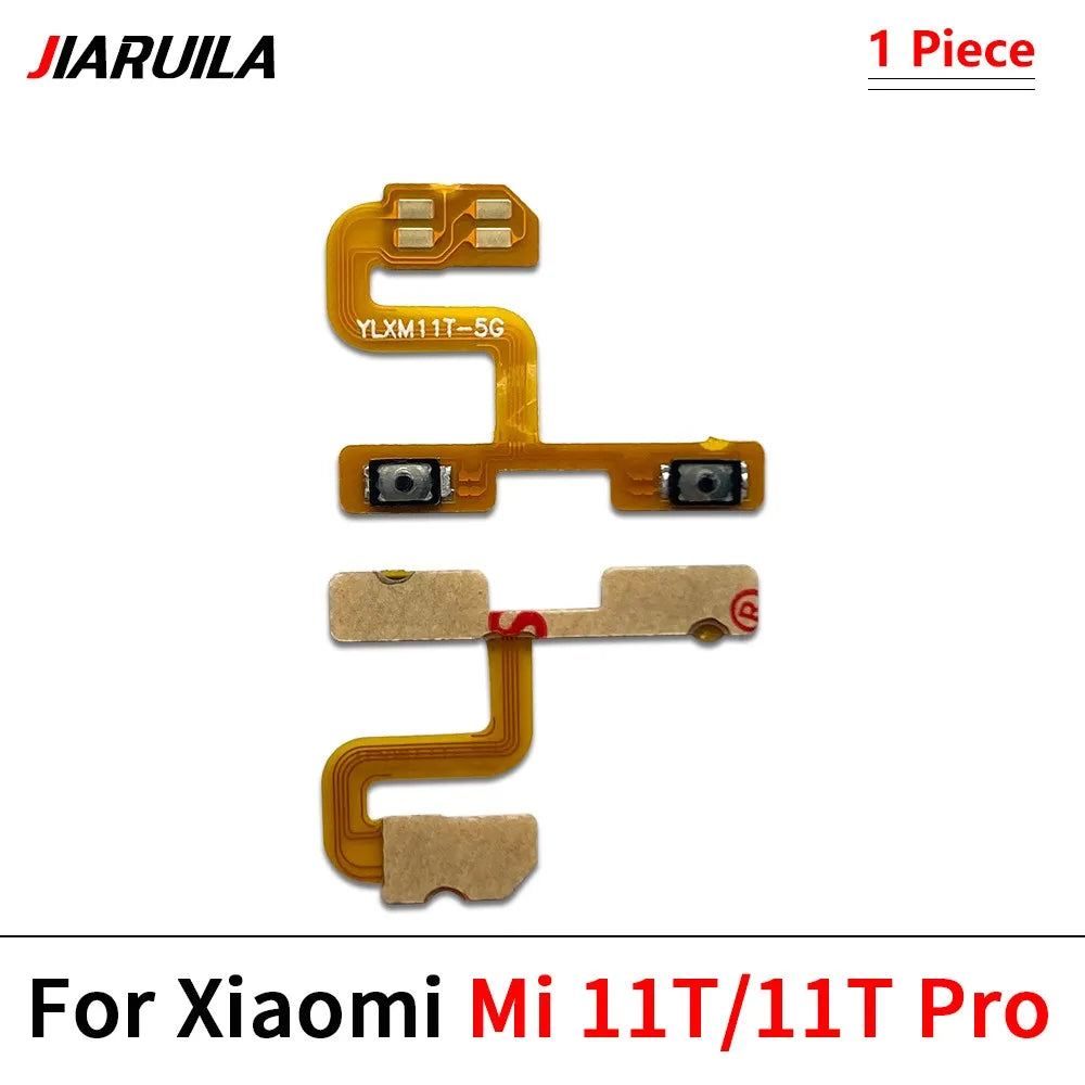 10Pcs/Lot, Power Button Volume Side Button Key Flex Cable For Xiaomi Mi 11T 12T 13T Pro Replacement Parts  Xiaomi  Xiao mi phone repair parts
