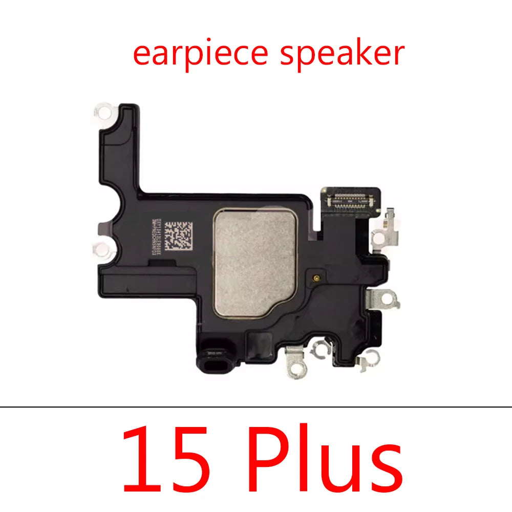 Front Earpiece Flex Cable for iPhone 15  Plus 16 Pro Max Ear Lound Buzzer Sound Speaker Headset fix  Parts iPhone phone repair parts