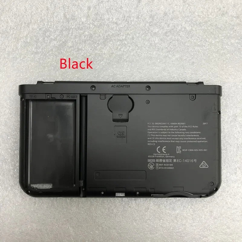 1 Piece Original for NEW 3DS XL LL 2015 Black/White/Gray/Red Colors Original Battery Cover Housing Shell Case Back Cover Plate Game console repair parts