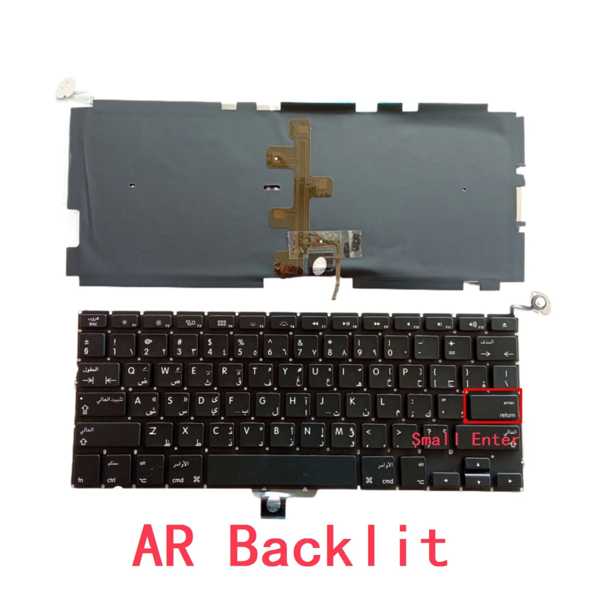 US Russian Spanish UK Arab Brazil Portuguese Backlit Keyboard For Apple MacBook Pro 13" A1278 2009 2010 2011 2012 MD101 MD102 MACBOOK laptop repair parts