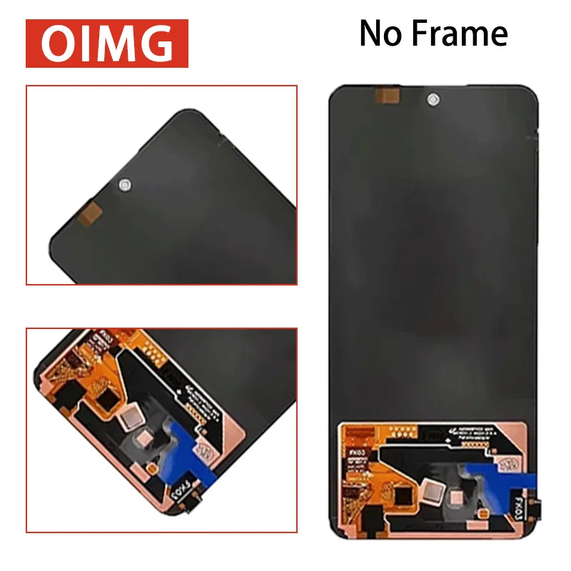6.67"Super AMOLED For Realme 14T LCD RMX5078 Display Touch Screen Digitizer Panel Assembly For Realme14T Lcd Replacement Oppo phone repair parts Realme phone repair parts