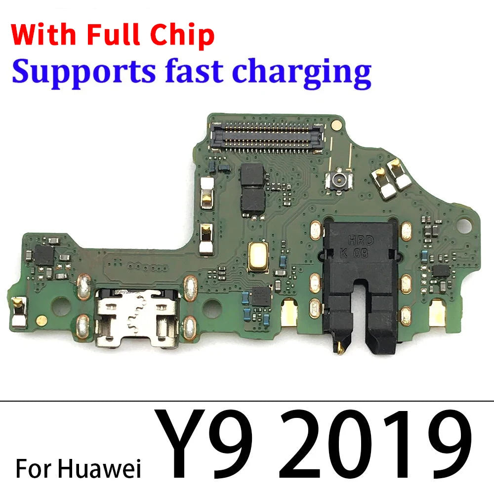 Dock Connector USB Charger Charging Port Board Flex Cable For Huawei Y5 Y6 Y7 Y9 Prime 2017 2018 2019 Y6s Y6P Y7P Y8s Y8P Y9s Huawei phone repair parts