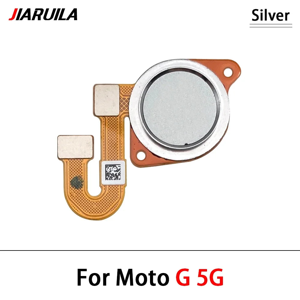 10Pcs, New For Motorola Moto G 5G Plus G Power 2021 Home Button FingerPrint Touch ID Sensor Flex Cable Replacement Parts Motorola phone repair parts