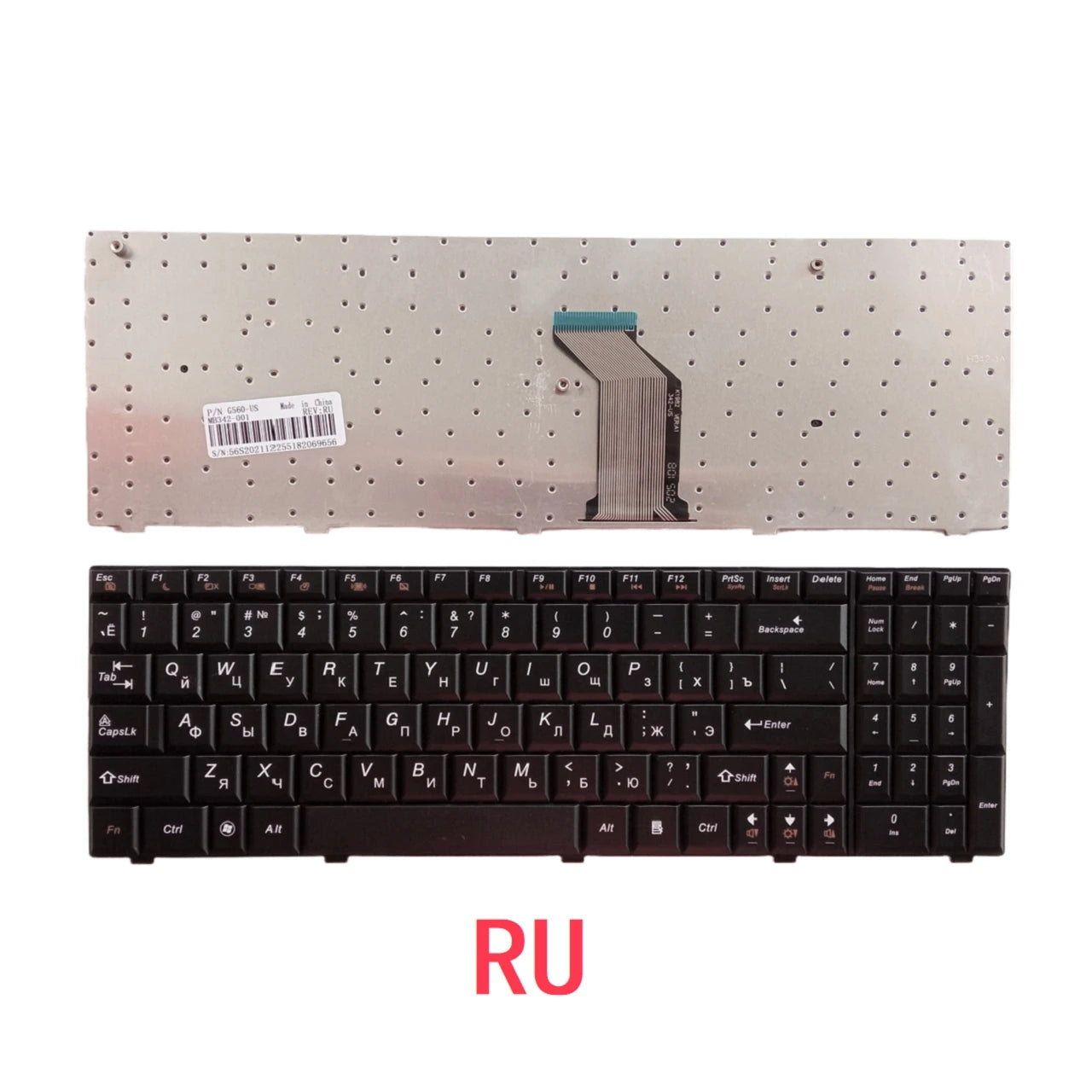 New US Russian Spanish Arab Laptop Keyboard For Lenovo G560 G565 G560A G565A G560E G560L Notebook PC Replacement Lenovo laptop repair parts