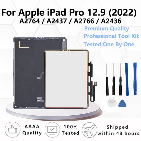 For Apple iPad Pro 12.9 (2022) Touch Screen Digitizer Panel & LCD Display Assembly Replacement For iPad A2764/A2437/A2766/A2436  iPad repair parts