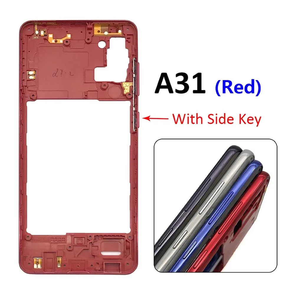 10Pcs/Lot, Middle Frame Bezel Middle Plate For Samsung A31 A41 A51 A71 Repair Parts Samsung phone repair parts
