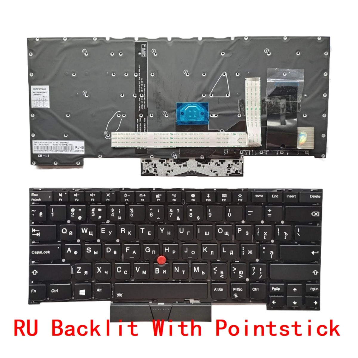US RU SP AR BR PT Backlit Keyboard For Lenovo Thinkpad T490s T495s, X1 Extreme Gen 1/ Gen 2 , P1 Gen 1 / Gen 2 Lenovo laptop repair parts
