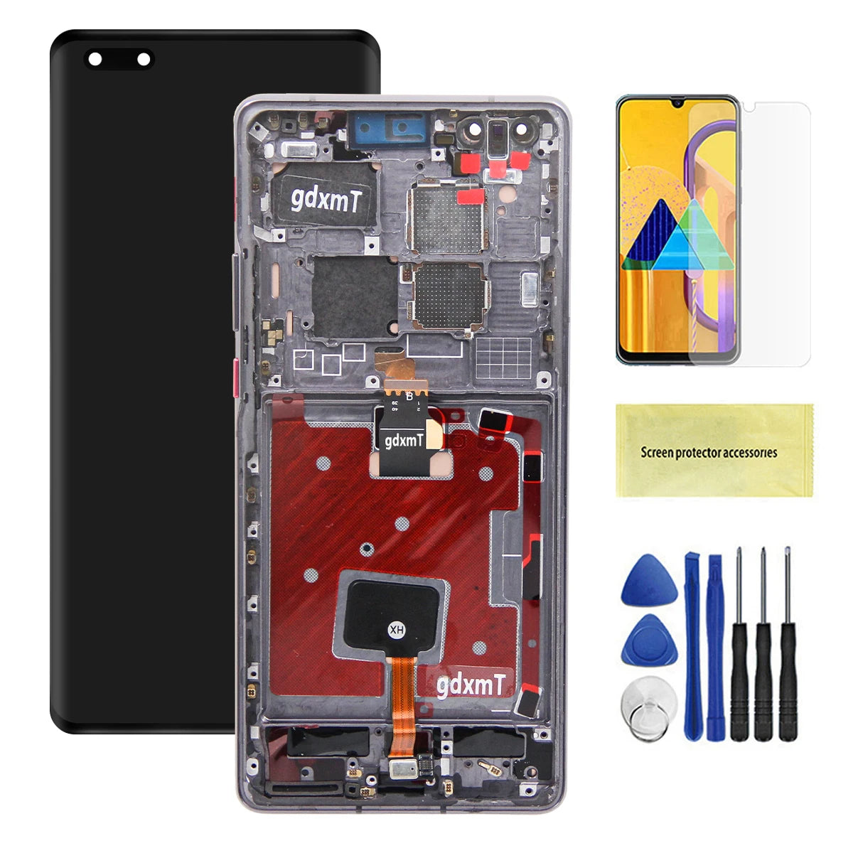 For Huawei Mate 40 Pro NOH-NX9 NOH-AN01 LCD Display Touch Screen Digital For Huawei Mate 40 Pro Screen Replacement Tested HUAWEI phone repair parts