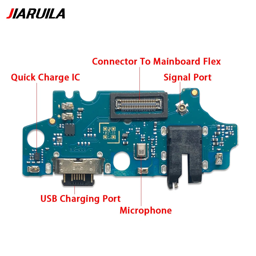 50Pcs, USB Charging Port Dock Charger Plug Connector Board Flex Cable For Samsung A05 A05s A15 A25 A35 A55 A06 A16 5G 4G Samsung phone repair parts