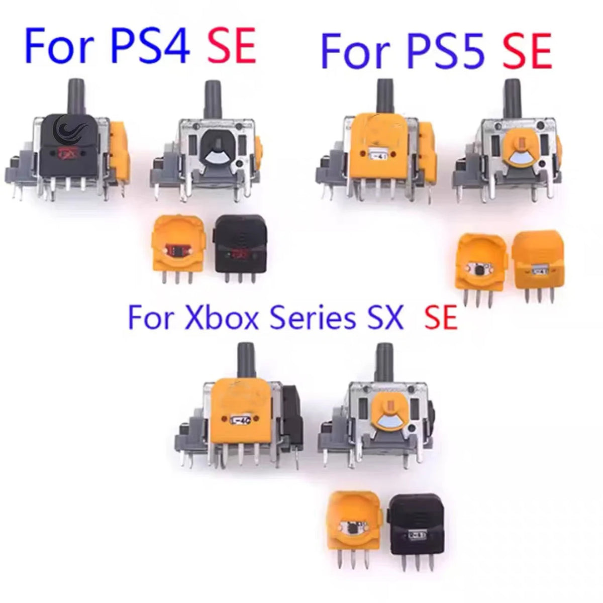 100PCS Hall Effect Sensor Joystick for Xbox Series Controller Analog Thumb Sticks 3D Rocker for PS5 PS4 Xbox360 NS PRO  Game console repair parts