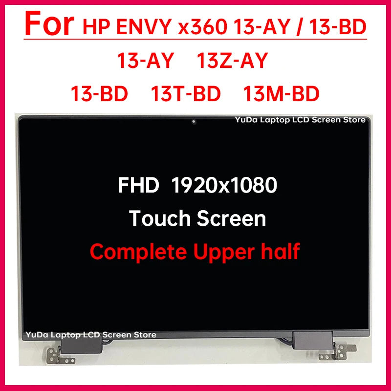 13.3" Laptop LCD Touch Screen For HP Envy x360 13-AY 13-BD 13Z-AY 13T-BD 13M-BD Display Complete Assembly Replacement TPN-C147 HP laptop repair parts