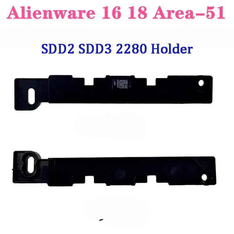 New Original Laptop SSD 2280 Bracket Heatsink Plate For DELL Alienware 16 18 Area-51 M2 SSD1/2/3 2230 to 2280 Dell laptop repair parts