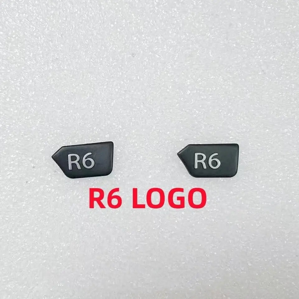 New R6 LOGO for Canon EOS R6 r6 Body LOGO Nameplate Replacement Part  Digital Camera repair parts