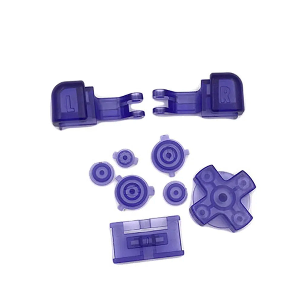 For GameBoy Advance SP Plastic Full Button Set For GBA SP A B Select Start Power ON/OFF L R Buttons Kit D Pad Game console repair parts