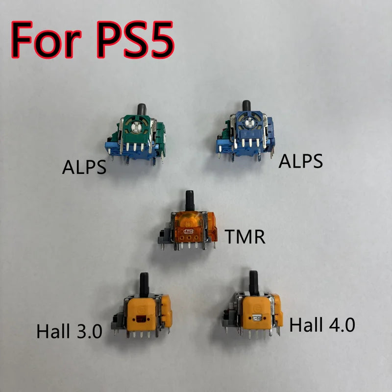 100pcs/Lot Replacement for Ps5 Dualsense Controller ALPS/HALL/TMR 3D Analog Stick for Playstation 5 Joystick Button Game console repair parts