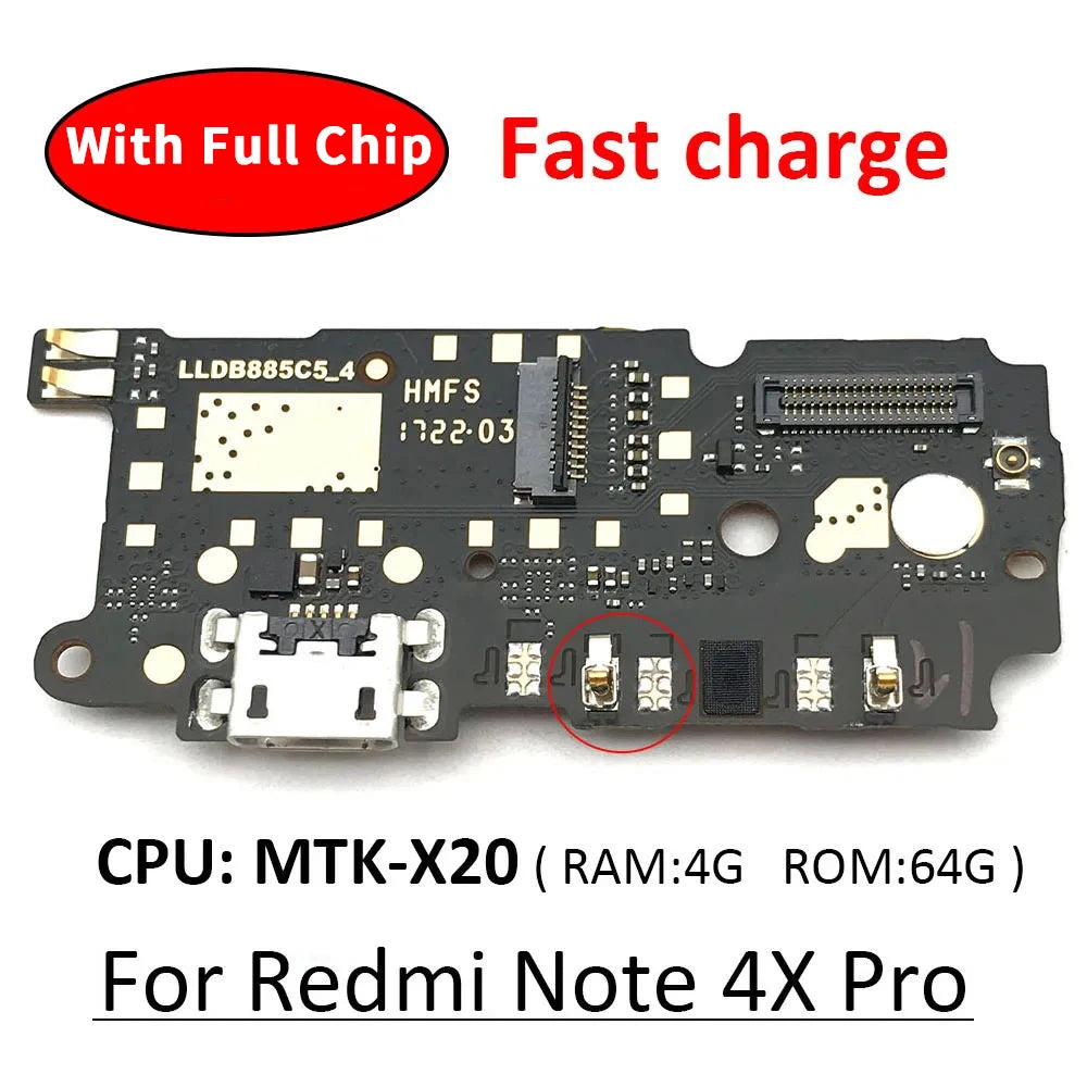 USB Charger Charging Dock Port Connector SUP board Flex Cable For Xiaomi Redmi Note 8T 9S 9 4 4X 5 5A 6 3 Pro Se 152mm  Xiaomi  Xiao mi phone repair parts