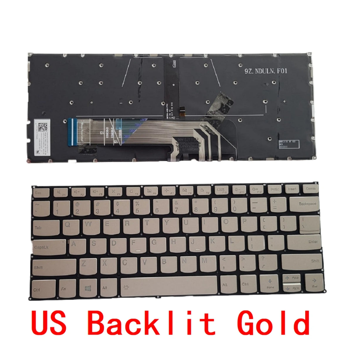 New US Russian Spanish Arab Brazil Portuguese Backlit Keyboard For Lenovo YOGA 530-14ARR 530-14IKB 730-13 730-15IKB/730-15IWL Lenovo laptop repair parts
