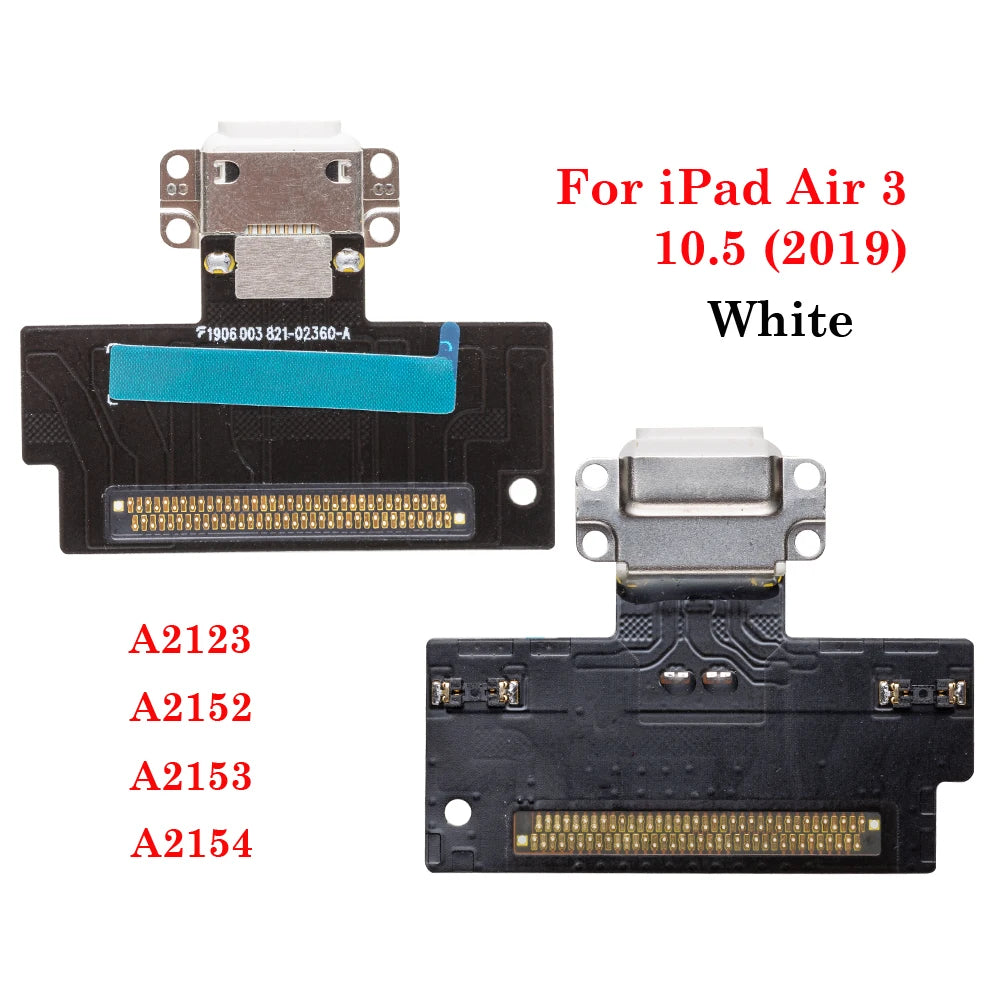 Dock Connector Data Plug Jack Socket USB Charging Port Flex For iPad Air 3 Pro 10.5  A1701 A1709 A1852 A2123 A2152 A2153 A2154 iPad tablet repair parts