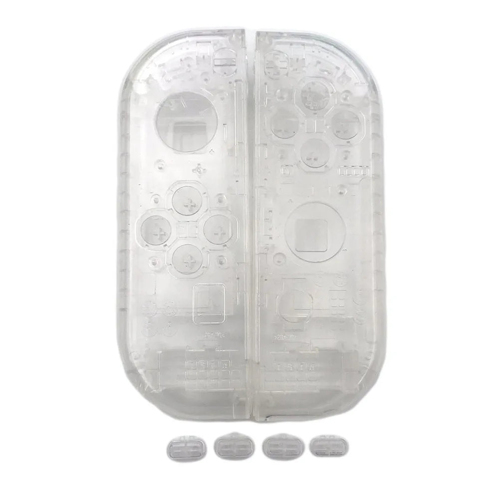 For Replacement Clear Transparent Shell Cover SL SR Buttons for Nintendo Switch NS Joy Con Controller Game console repair parts