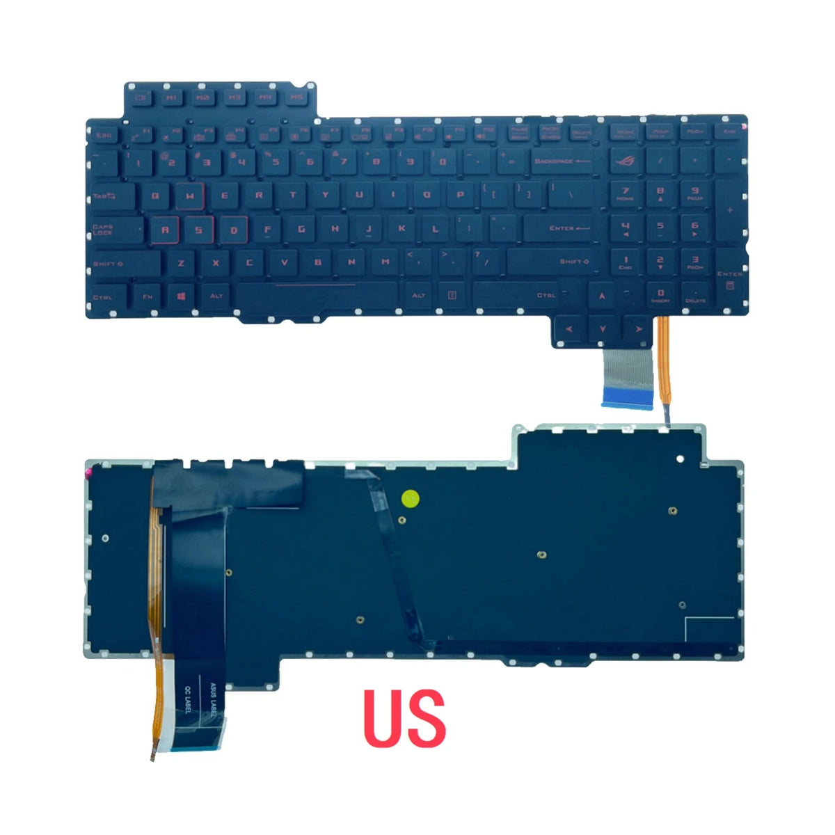 New US Portuguese Laptop Backlit Keyboard For ASUS ROG G752 G752V G752VL G752VM G752VS G752VT G752VY Notebook PC Replacement ASUS laptop repair parts