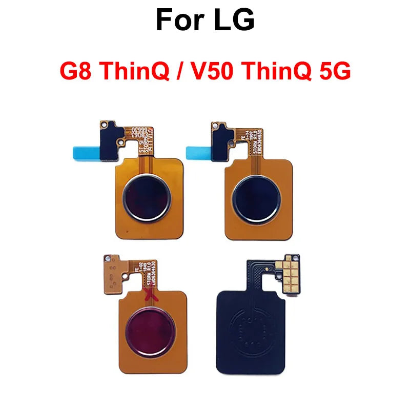 Home Power Button Fingerprint Sensor Flex Cable For LG G8 ThinQ / V50 ThinQ 5G LG phone repair parts