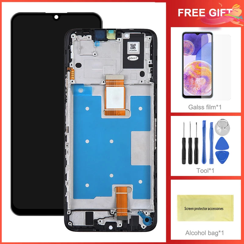 6.75" Screen Assembly for Honor X7a RKY-LX1 RKY-LX2 RKY-LX3 Lcd Display Digital Touch Screen With Frame for Honor X7a Screen Honor phone repair parts