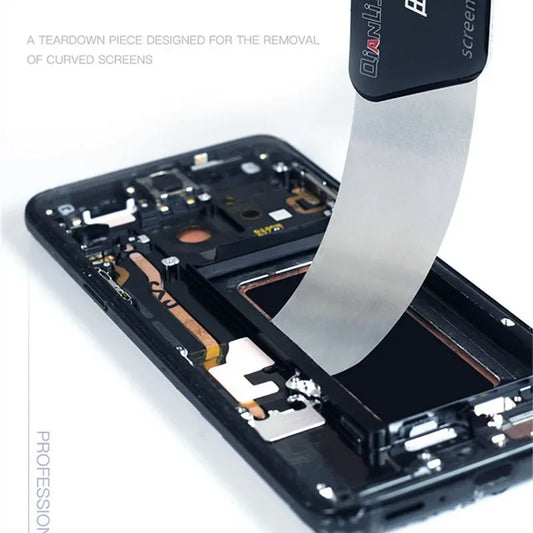 QIANLI Mobile Phone Curved Screen Opening Card Ultra Thin Stainless Steel Flexible Screen Disassemble Spudger High Quality Tools Professional Repair Tools