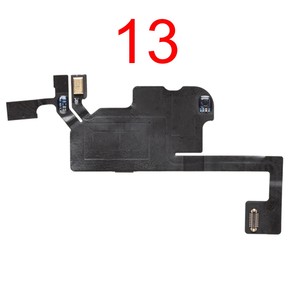 New Front Ear Earpiece Speaker Proximity Light Sensor Flex Ribbon Cable For IPhone 13 14 15 16 Pro Max Plus Mini iPhone phone repair parts