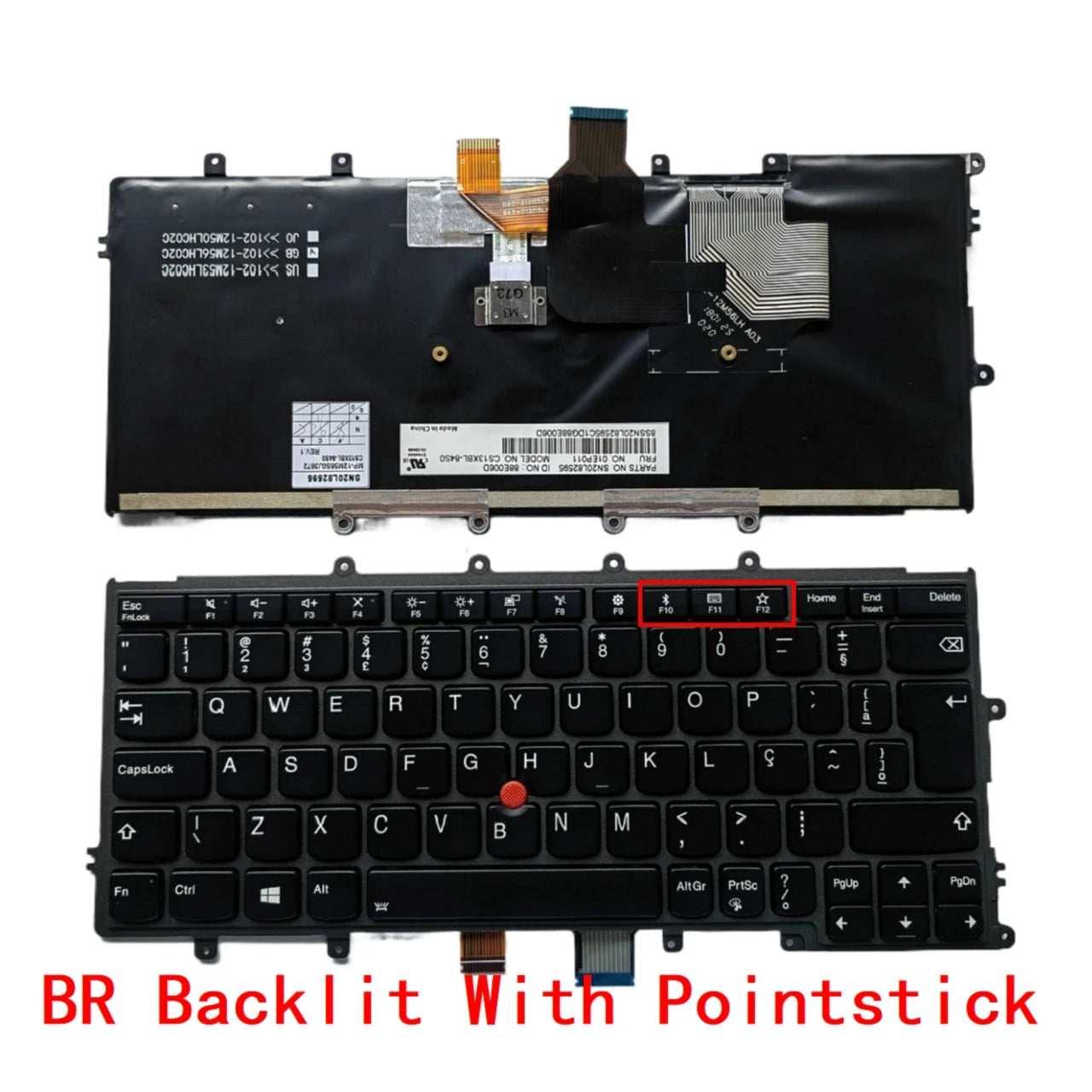 New US Russian Spanish Latin Arab Brazil Portuguese Laptop Backlit Keyboard For Lenovo Thinkpad X270 Notebook PC Replacement Lenovo laptop repair parts