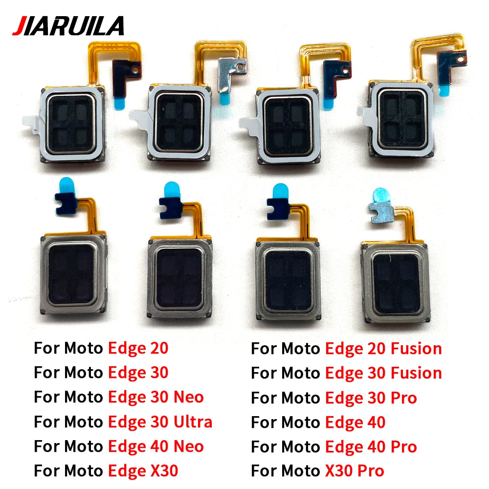 Front Top Earpiece Earphone Ear Speaker Sound Receive Replacement For Moto Edge 20 30 40 50 Neo Fusion Pro Ultra Motorola phone repair parts