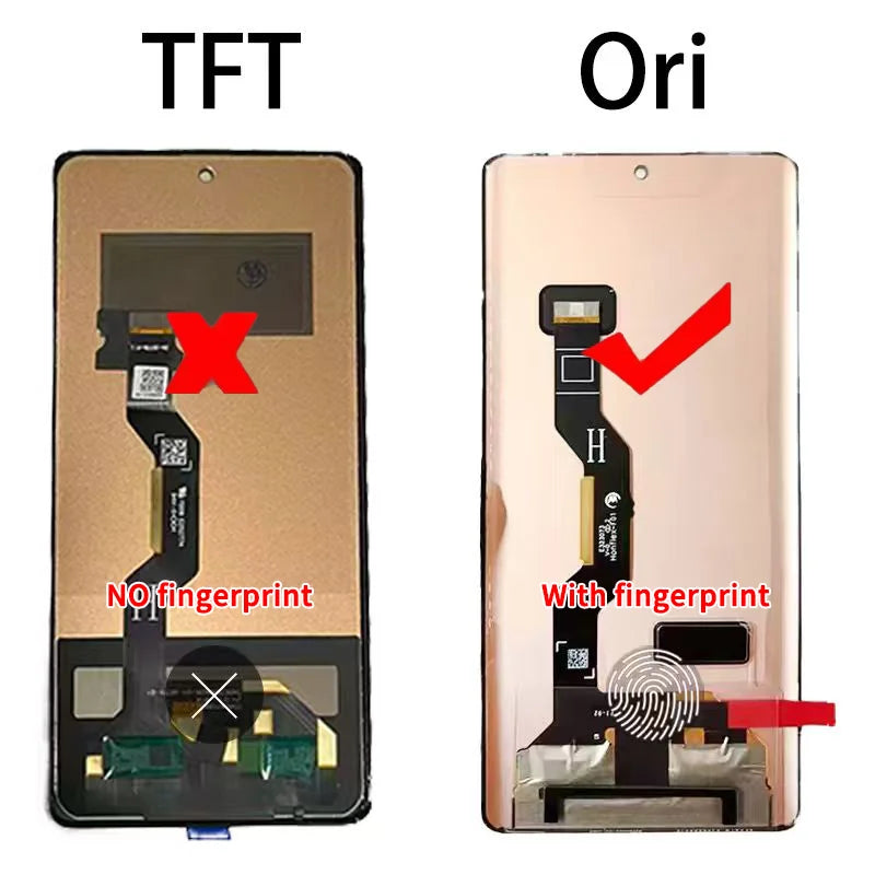 TFT G85 XT2427-3 Display Screen With Frame for Motorola Moto G85 LCD Dispaly Touch Screen Digitizer Assembly Replacement Motorola phone repair parts
